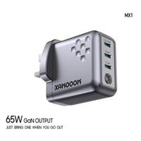 شاحن موج ماكس بقوة 65 واط – 3 منافذ Type-C بتقنية...