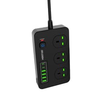 توصيلة كهرباء 3 مقابس مع منافذ UDB من هوتو