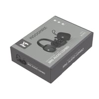 بكج السماعات لون اسود ايربوز مع سماعه رأس ومكبر صو...