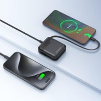 باوربنك 10 الف ميني من موج ماكس مع كيابل مدمجة