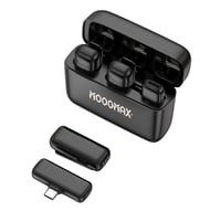 مايك لاسلكي مزدوج (Dual) احترافي، متوافق مع iPhone...