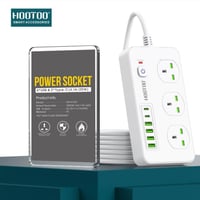 توصيلة كهرباء 3 مقابس مع منافذ UDB من هوتو