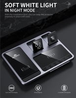 منصة شحن لاسلكي الجيل الجديد 4 في 1 من موج ماكس