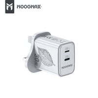 شاحن ذكي جداري بتقنية GAN اسود من موج ماكس