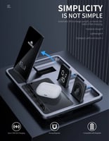 منصة شحن لاسلكي الجيل الجديد 4 في 1 من موج ماكس