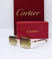 نظارة-كارتييه- خشب