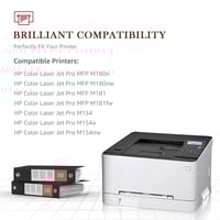حبر طابعة 205A ازرق CF531A متوافق مع طابعات hp