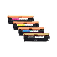 طقم 307A حبر طابعة CE740A CE741A CE742A CE743A متو...