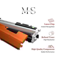 حبر طابعة 126A اصفر CE312A متوافق مع طابعات HP