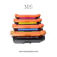 طقم حبر طابعة 504A ملون متوافق مع طابعات hp