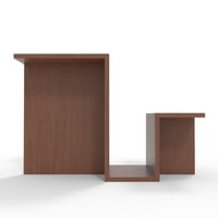 طاولة خدمة جانبية رفين