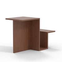 طاولة خدمة جانبية رفين