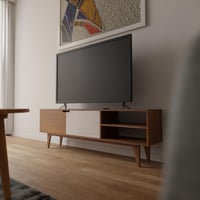 طاولة تلفاز خشبية