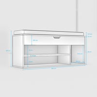 خزانة احذية خشبية
