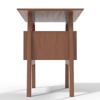 طاولة كمودينا خشب بالكامل