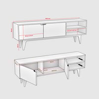 طاولة تلفاز خشبية