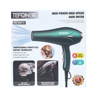 مجفف شعر احترافي عالي السرعة مع هواء ساخن وبارد –...