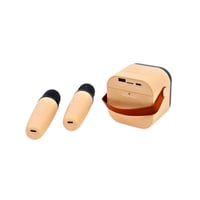 جهاز كاريوكي محمول RGB مع ميكروفونين – ZEROSPACE Z...