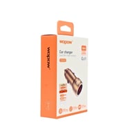 شاحن سيارة ووبو GaN بقوة 66 واط بمنفذي USB-C (مودي...