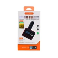 مشغّل سيارة بلوتوث مع شاحن USB مزدوج MICRO SPEED M...