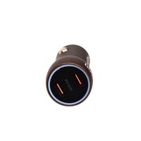 شاحن سيارة ووبو GaN بقوة 66 واط بمنفذي USB-C (مودي...