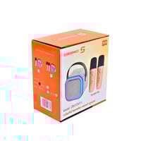 جهاز كاريوكي محمول RGB مع ميكروفونين – ZEROSPACE Z...