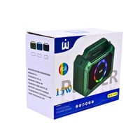 سماعة بلوتوث محمولة WUF-W39 بقوة 15 واط مع إضاءة R...