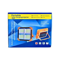 كشاف طاقة شمسية محمول بإضاءة LED عالية – بطارية لي...