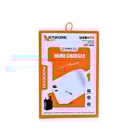 شاحن جداري سريع USB و PD – Network NET-2604