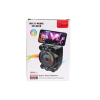 مكبر صوت محمول 4 إنش سوبر باس مع حامل جوال