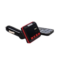 مشغّل سيارة بلوتوث مع شاحن USB مزدوج MICRO SPEED M...