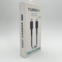 كيبل Turbo+ تايب سي إلى لايتنينج 1.2م