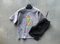 طقم تيشيرت بوكس بنطلون اوفر سايز