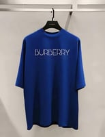 تيشيرت رجالي فاخر ماركة Burberry لون أزرق
