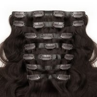 كلبس مطور بني غامق ويفي