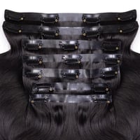 كلبس مطور اسود طبيعي ويفي