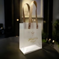 كيس إهداء شفاف ثلجي
