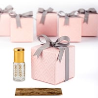 توزيعات عود – بوكس مقلم وردي (6 قطع)