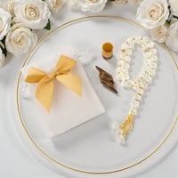 توزيعات عود ومسك مع سبحة فاخرة – كريستال