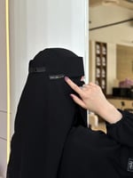 عرض 3 نقابات مشبك حرير