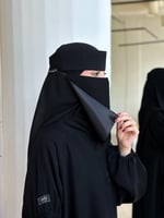 عرض 3 نقابات مشبك حرير