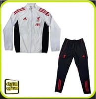 طقم تمارين رجالي ليفربول تمارين بالون الابيض و الا...