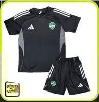 طقم الاهلي تمارين نص كم مع شورت الاسود 2026