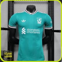 تيشيرت رجالي ليفربول الاخضر الاحتياطي بشعار الدوري...