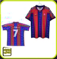 تيشيرت رجالي برشلونة كلاسيك 1995 1996 مرقم