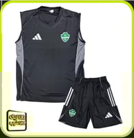 طقم الاهلي تمارين كت مع شورت الاسود 2026