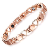 سوار الطاقة الطبي للنساء بحجر الجرمانيوم وحجر المغ...