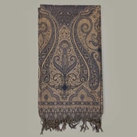 شال الكشميري نسائي صوف (أزرق)