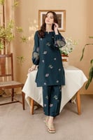 جاهزه لارتداء فستان أنواع القطن من قطعتي