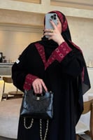 عباية كشميري مطبوع فاخرة